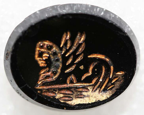 Button, glass, American or European