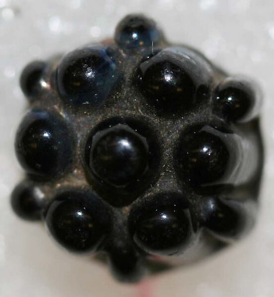 Button, glass, American or European