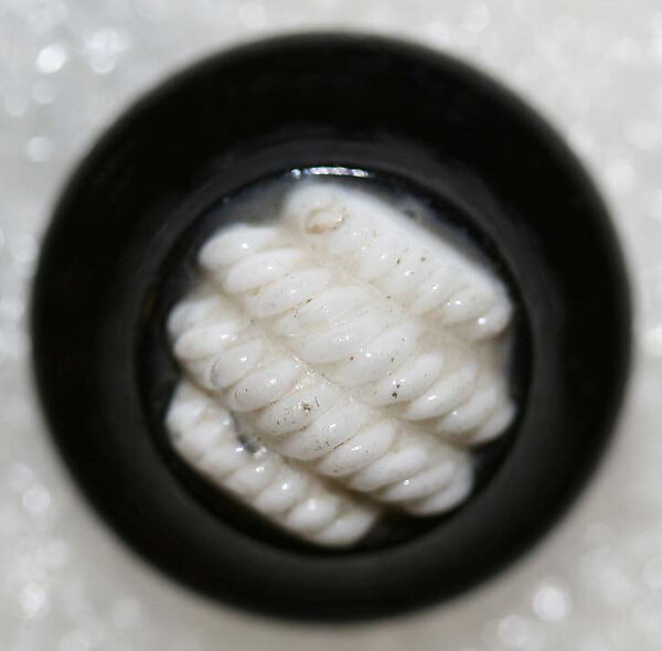 Button, glass, American or European