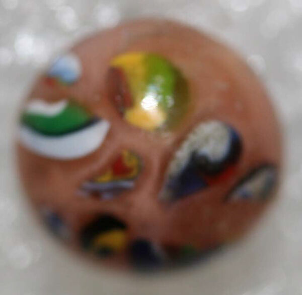 Button, glass, American or European