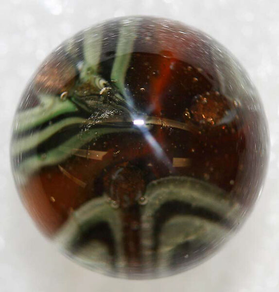 Button, glass, American or European