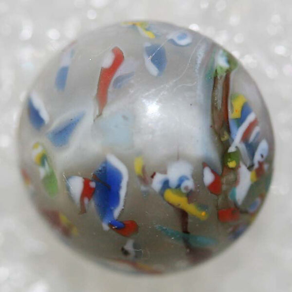 Button, glass, American or European