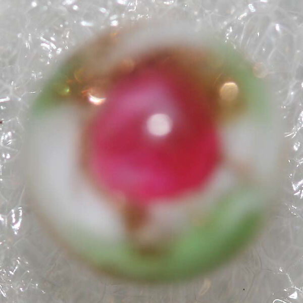 Button, glass, American or European