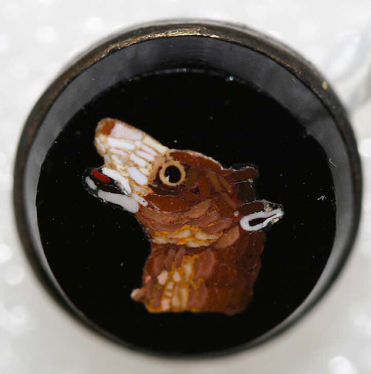 Button, mosaic, Italian