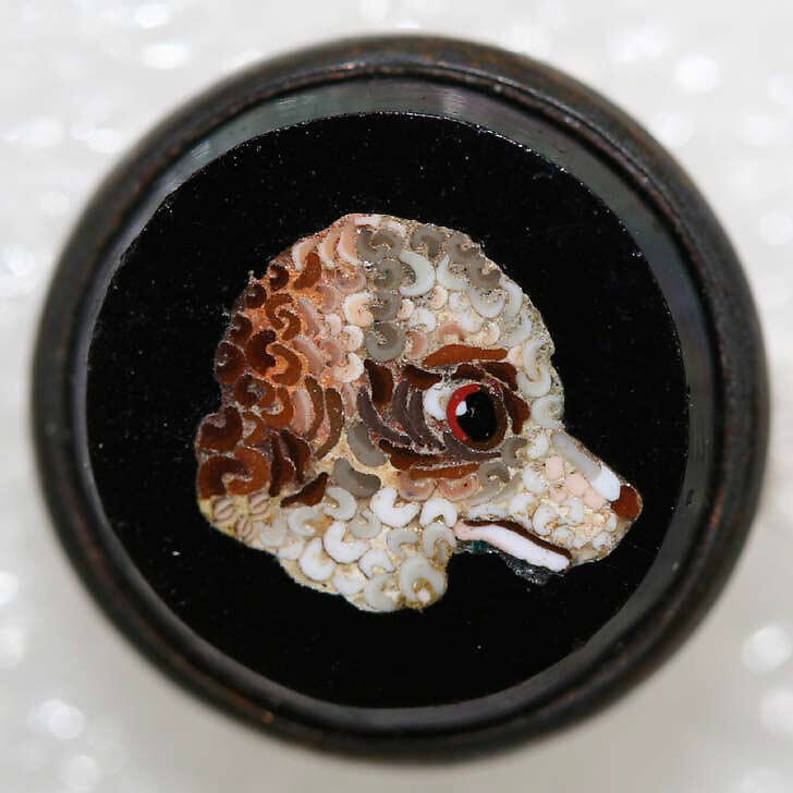 Button, mosaic, Italian