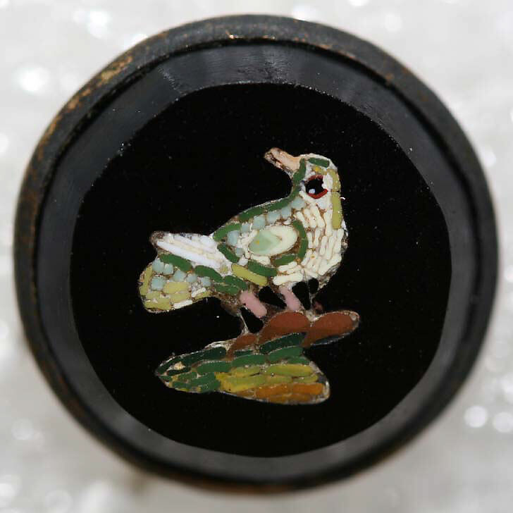 Button, mosaic, Italian