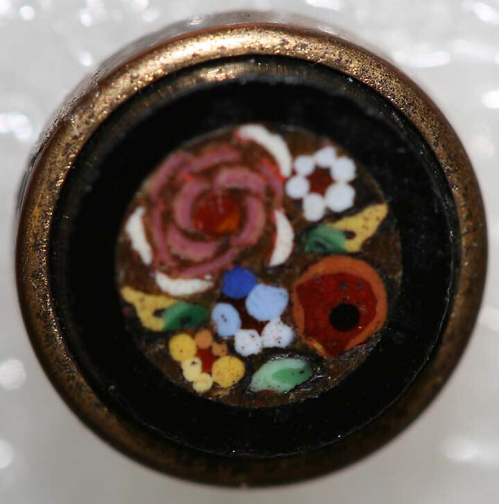 Button, mosaic, Italian