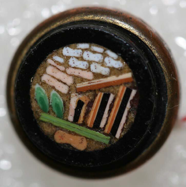 Button, mosaic, Italian