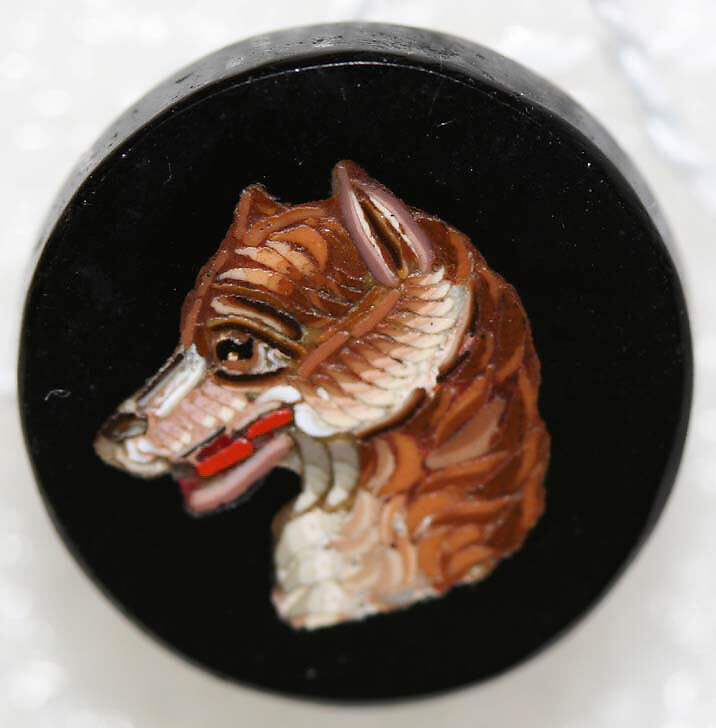 Button, mosaic, Italian
