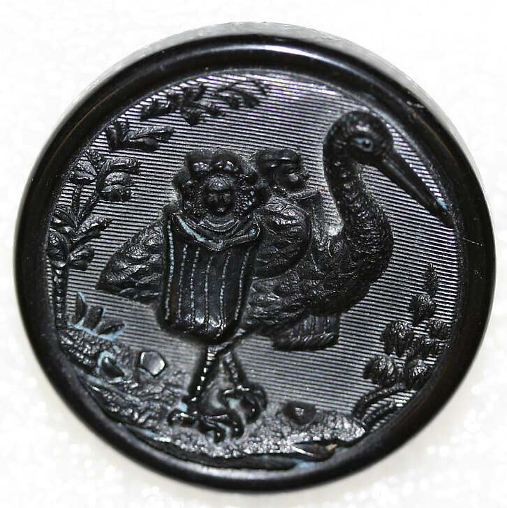 Button, horn, British