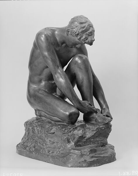 The Competitor, Robert Tait McKenzie (American (born Canada), Almonte 1867–1938 Philadelphia, Pennsylvania), Bronze, American 