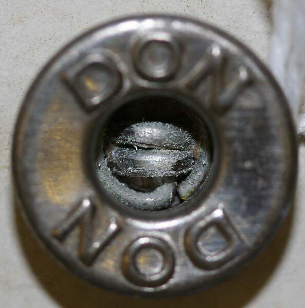 Button, metal, American or European