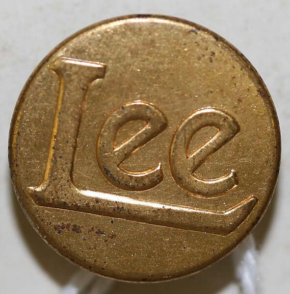 Button, metal, American or European