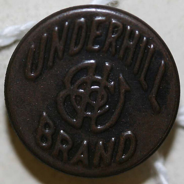 Button, metal, American or European