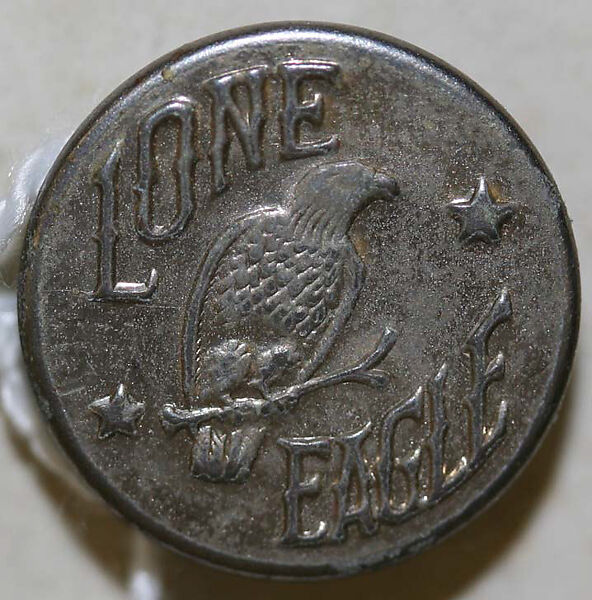 Button, metal, American or European