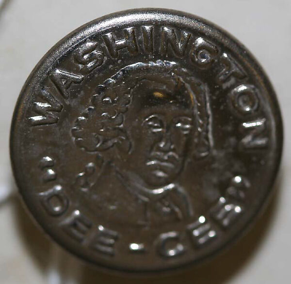Button, metal, American or European