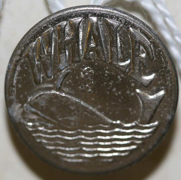 Button, metal, American or European