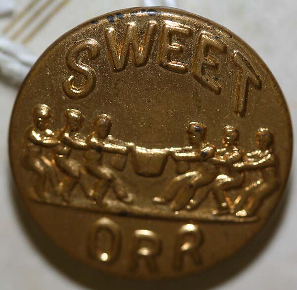 Button, metal, American or European