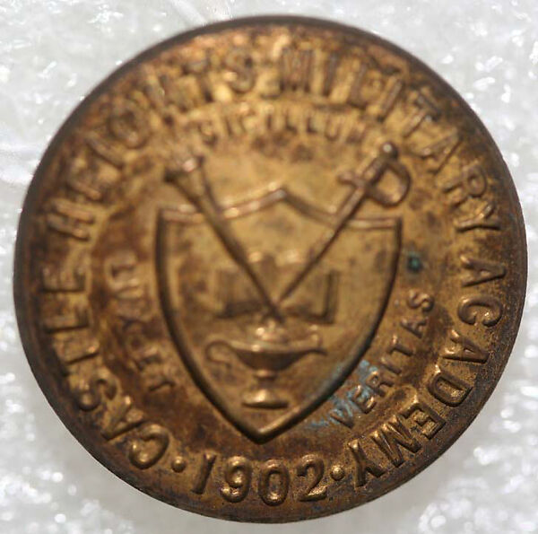 Button, metal, American or European