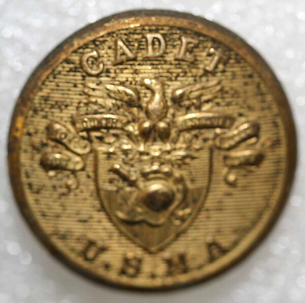 Button, metal, American or European