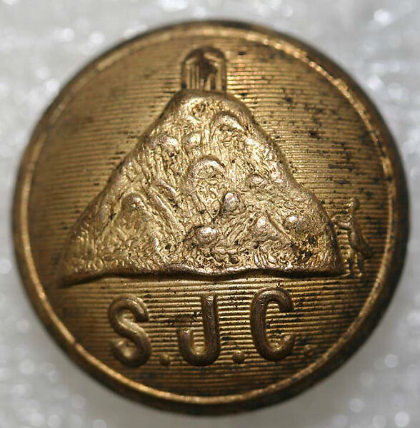 Button, metal, American or European