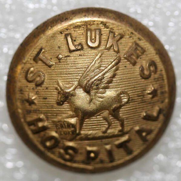 Button, metal, American or European