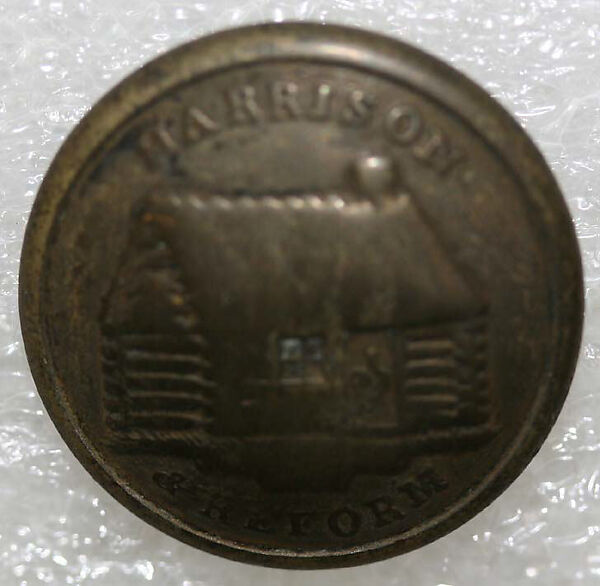 Button, metal, American or European