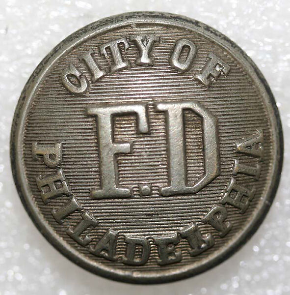 Button, metal, American or European