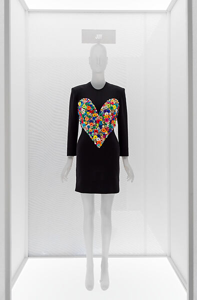 Dress, Patrick Kelly (American, Vicksburg, Mississippi 1954–1990 Paris), Wool, plastic, French