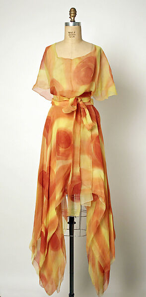 Evening ensemble, Adolfo (American, born Cuba, Cárdenas 1923–2021 New York), silk, American 