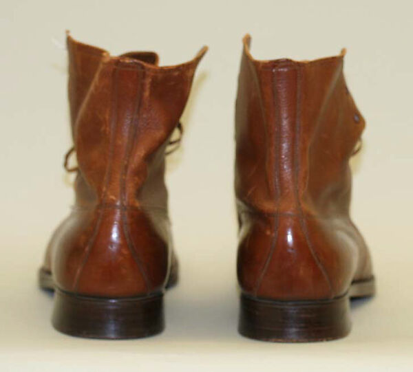 Boots, Brooks Brothers (American, founded 1818), leather, American