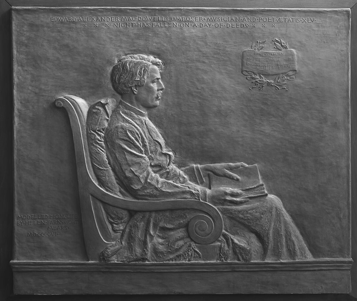 Edward Alexander MacDowell, Helen Farnsworth Mears (American, Oshkosh, Wisconsin 1871–1916 New York), Bronze, American