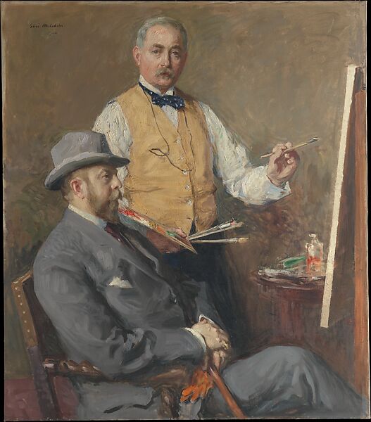 In the Studio (Gari Melchers and Hugo Reisinger), Gari Melchers (American, Detroit, Michigan 1860–1932 Falmouth, Virginia), Oil on canvas, American 