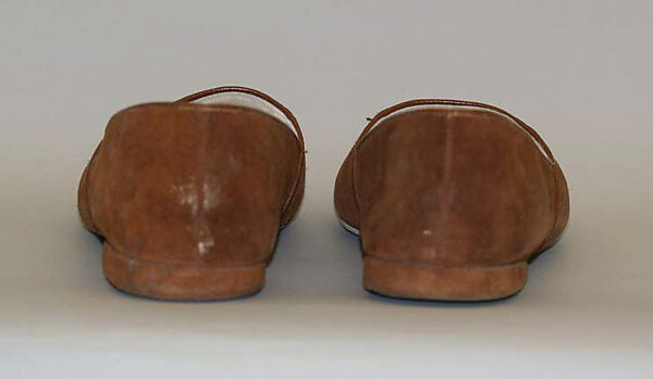 Slippers, Brooks Brothers (American, founded 1818), leather, wool, American