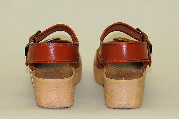 Sandals, Joe Famolare, leather, American