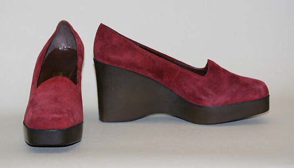 Shoes, House of Charles Jourdan (French, founded 1919), leather, plastic (polyurethane), French 