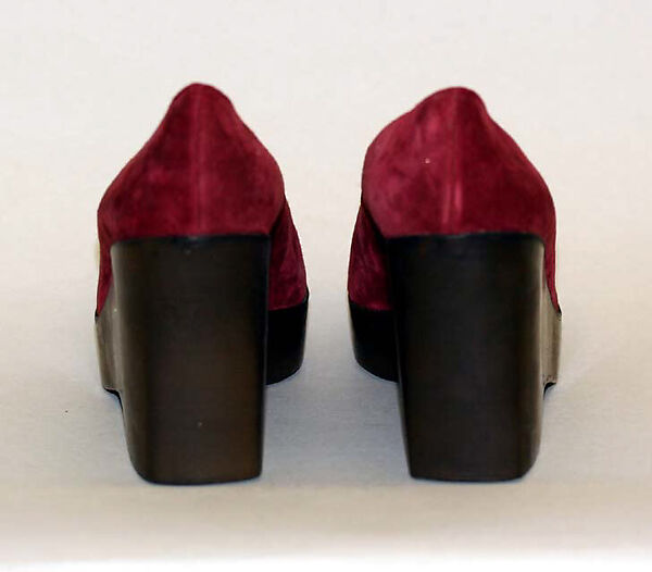 Shoes, House of Charles Jourdan (French, founded 1919), leather, plastic (polyurethane), French