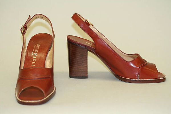 Shoes, Bruno Magli SP.A., leather, Italian 