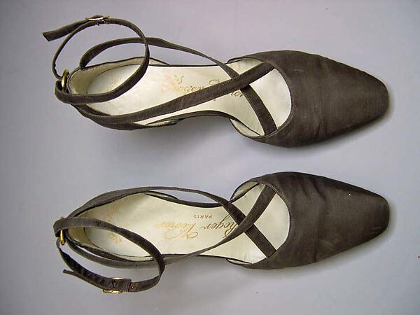 Evening shoes, Roger Vivier (French, 1913–1998), silk, French