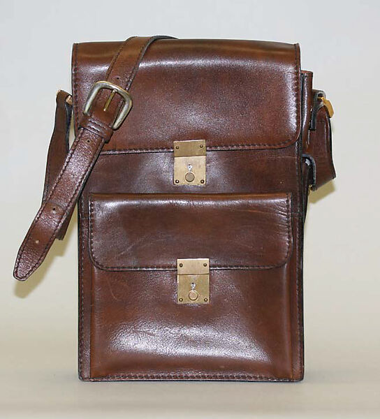 Shoulder bag, leather, American or European 