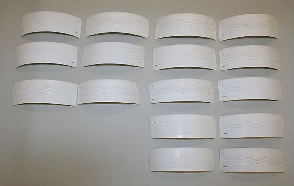 Accessory set, linen, cotton, American
