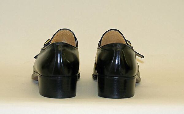 Shoes, B. Piattelli (Italian), leather, metal, Italian