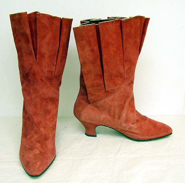 Boots, Susan Bennis/Warren Edwards (American, 1977–1997), leather, American 