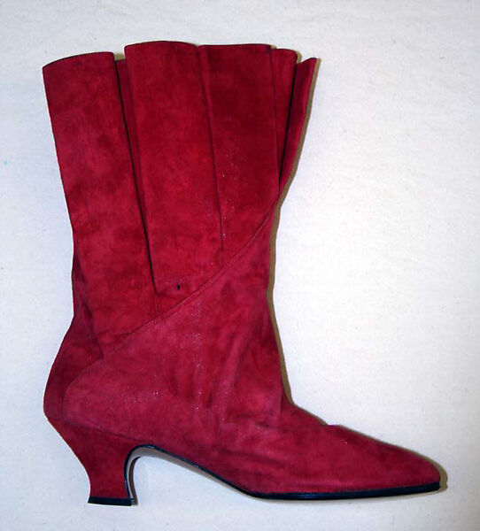 Boots, Susan Bennis/Warren Edwards (American, 1977–1997), leather, American