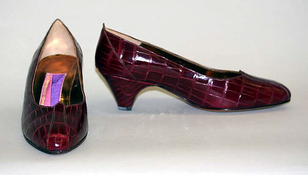 Pumps, Susan Bennis/Warren Edwards (American, 1977–1997), leather, American 