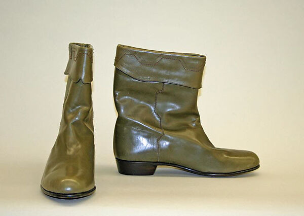 Boots, Susan Bennis/Warren Edwards (American, 1977–1997), leather, American 