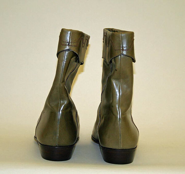 Boots, Susan Bennis/Warren Edwards (American, 1977–1997), leather, American
