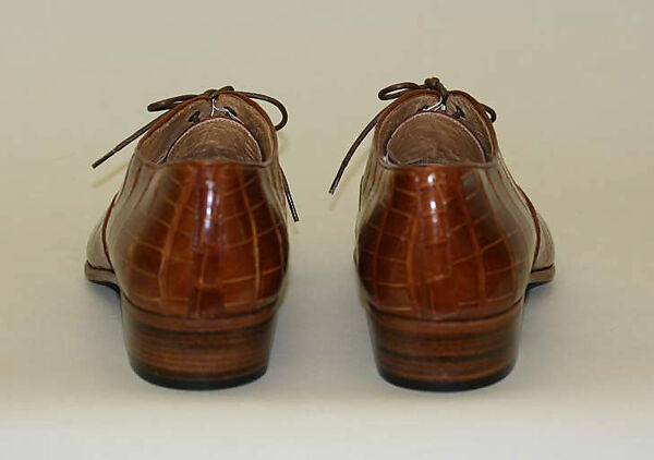 Oxfords, Susan Bennis/Warren Edwards (American, 1977–1997), leather, American