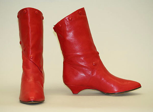 Boots, Susan Bennis/Warren Edwards (American, 1977–1997), leather, American 