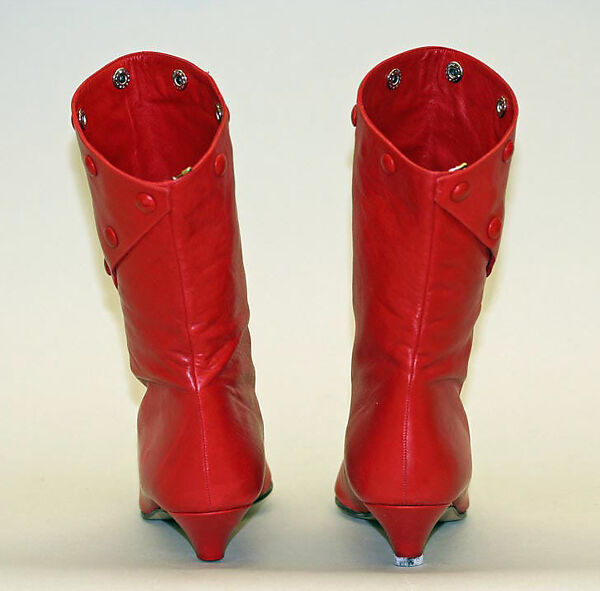 Boots, Susan Bennis/Warren Edwards (American, 1977–1997), leather, American